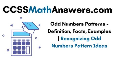 odd numbers pattern|Odd Numbers Patterns – Definition, Facts, Examples.